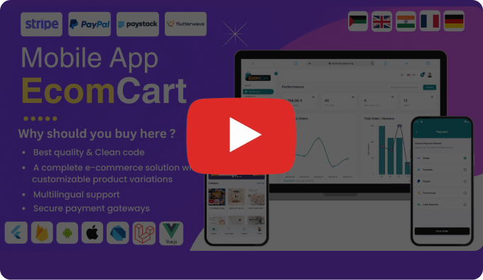 EcomCart demo